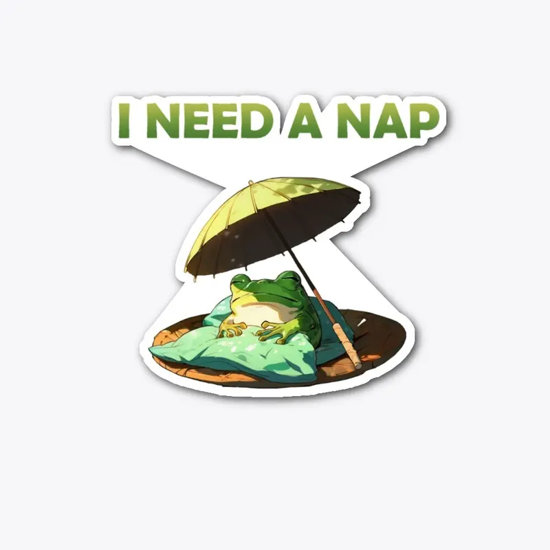 I need a nap Stiker